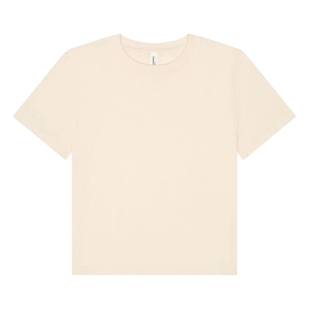 Womens/Ladies Heavy Boxy T-Shirt / Natural